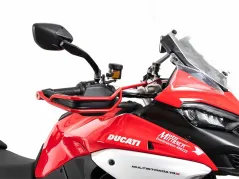 Handle guard set red (left+right side) for Ducati Multistrada V4/S/S Sport (2021-)/Rally(2023-)