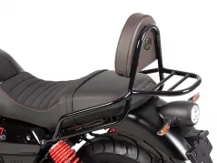 Sissybar with rearrack black/brown for Moto Guzzi V7 Stone Special edition (850ccm) (2022-)