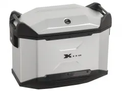 Xceed side case 38 ltr. Left – silver