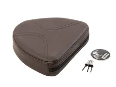 Backrest medium brown for Hepco&Becker Sissybars