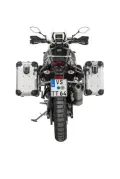 ZEGA Evo aluminium pannier system for Yamaha Tenere 700 / World Raid ZEGA Evo aluminium pannier system "And-S" 31/38 litres with stainless steel rack for Yamaha Tenere 700 Volume 31/38, Pannier rack colour Black, Colour And-S