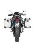 ZEGA Evo aluminium pannier system for Honda CRF1100L Africa Twin (-2021)       Volume 38/45, Pannier rack colour Silver, Colour And-S