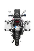 ZEGA Evo aluminium pannier system for Honda CRF1000L Africa Twin (2015-2017) ZEGA Evo aluminium pannier system "And-S" 31/38 litres with stainless steel rack for Honda CRF1000L Africa Twin (2015-2017) Volume 31/38, Pannier rack colour Black, Colour A