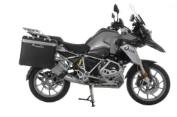 ZEGA Pro Aluminium Pannier System for BMW R1250GS/ R1250GS Adventure/ R1200GS from 2013/ R1200GS Adventure from 2014         Volume 38/45, Pannier rack colour Black, Colour And-Black