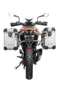 ZEGA Evo aluminium pannier system for KTM 390 Adventure Volume 31/38, Pannier rack colour Silver, Colour And-S