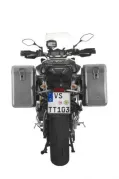 ZEGA Mundo aluminium pannier system for Yamaha MT-09 Tracer (2015-2017)  Volume 31/31, Pannier rack colour Silver, Colour Alu Natural