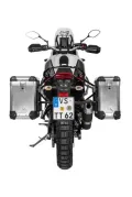 ZEGA Pro aluminium pannier system for Yamaha Tenere 700 / World Raid ZEGA Pro aluminium pannier system 31/38 litres with stainless steel rack for Yamaha Tenere 700   Volume 31/38, Pannier rack colour Black, Colour And-Black