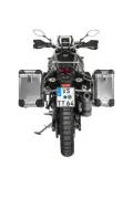 ZEGA Pro aluminium pannier system for Yamaha Tenere 700 / World Raid ZEGA Pro aluminium pannier system 31/38 litres with stainless steel rack for Yamaha Tenere 700 Volume 31/38, Pannier rack colour Black, Colour Alu Natural