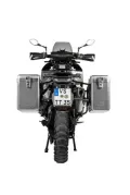 ZEGA Mundo aluminium pannier system for Husqvarna Norden 901, KTM 890 Adventure/ 890 Adventure R/ 790 Adventure / 790 Adventure R  Volume 31/38, Pannier rack colour Silver, Colour Alu Natural