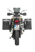 ZEGA Evo aluminium pannier system for F900GS Adventure, F850GS/ Adventure, F800GS(2024-), F750GS ZEGA Evo aluminium pannier system "And-S" 31/38 litres with stainless steel rack for BMW F850GS/ F850GS Adventure/ F750GS       Volume 38/45, Pannier rac