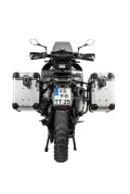 ZEGA Evo aluminium pannier system for Husqvarna Norden 901, KTM 890 Adventure/ 890 Adventure R/ 790 Adventure / 790 Adventure R        Volume 38/45, Pannier rack colour Silver, Colour And-Black