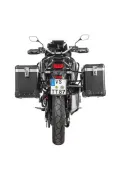 ZEGA Pro aluminium pannier system for Honda CRF1100L Africa Twin (-2021)       Volume 38/45, Pannier rack colour Black, Colour Alu Natural