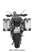 ZEGA Pro aluminium pannier system "And-S" 31/31 litres with stainless steel rack black for Yamaha MT-09 Tracer (2015-2017)