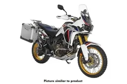 ZEGA Pro aluminium pannier system for Honda CRF1000L Africa Twin  (2015-2017)         Volume 38/45, Pannier rack colour Black, Colour And-Black