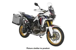 ZEGA Pro aluminium pannier system for Honda CRF1000L Africa Twin  (2015-2017)      Volume 31/38, Pannier rack colour Silver, Colour And-Black