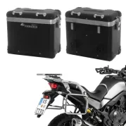 ZEGA Pro pannier system for Honda XL750 Transalp     Volume 38/38, Pannier rack colour Silver, Colour And-S