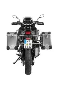 ZEGA Pro aluminium pannier system for Honda CRF1100L Africa Twin (-2021) Volume 31/38, Pannier rack colour Black, Colour Alu Natural