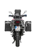 ZEGA Evo aluminium pannier system for Honda CRF1000L Africa Twin (2015-2017) ZEGA Evo aluminium pannier system "And-S" 31/38 litres with stainless steel rack for Honda CRF1000L Africa Twin (2015-2017)       Volume 38/45, Pannier rack colour Silver, C