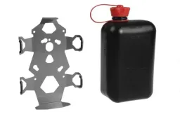 ZEGA Pro/ZEGA Mundo accessory holder set, canister holder incl. jerrycan Touratech 2 litres