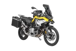 ZEGA Evo aluminium pannier system for F900GS Adventure, F850GS/ Adventure, F800GS(2024-), F750GS ZEGA Evo aluminium pannier system "And-S" 31/38 litres with stainless steel rack for BMW F850GS/ F850GS Adventure/ F750GS    Volume 31/38, Pannier rack c