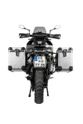 ZEGA Pro aluminium pannier system for Husqvarna Norden 901, KTM 890 Adventure/ 890 Adventure R/ 790 Adventure / 790 Adventure R          Volume 38/45, Pannier rack colour Silver, Colour Alu Natural