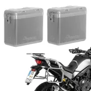 ZEGA Mundo aluminium pannier system for Honda XL750 Transalp Volume 31/31, Pannier rack colour Silver, Colour Alu Natural