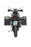 ZEGA Pro aluminium pannier system for Yamaha Tenere 700 / World Raid ZEGA Pro aluminium pannier system 31/38 litres with stainless steel rack for Yamaha Tenere 700    Volume 31/38, Pannier rack colour Silver, Colour Alu Natural