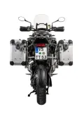 ZEGA Evo aluminium pannier system for Triumph Tiger 1200 (2022-) Volume 31/38, Pannier rack colour Silver, Colour And-S