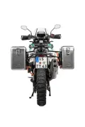 ZEGA Mundo aluminium pannier system for KTM 1290 Super Adventure S/R (2021-)   Volume 38/45, Pannier rack colour Black, Colour Alu Natural