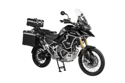 ZEGA Evo aluminium pannier system for Triumph Tiger 1200 (2022-)    Volume 38/45, Pannier rack colour Silver, Colour And-Black