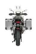 ZEGA Pro aluminium pannier system for Triumph Tiger 900 Volume 31/38, Pannier rack colour Black, Colour Alu Natural