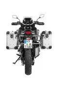 ZEGA Evo aluminium pannier system for Honda CRF1100L Africa Twin (-2021) Volume 31/38, Pannier rack colour Black, Colour And-S