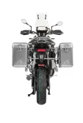 ZEGA Mundo aluminium pannier system for Triumph Tiger 900 Volume 31/38, Pannier rack colour Black, Colour Alu Natural